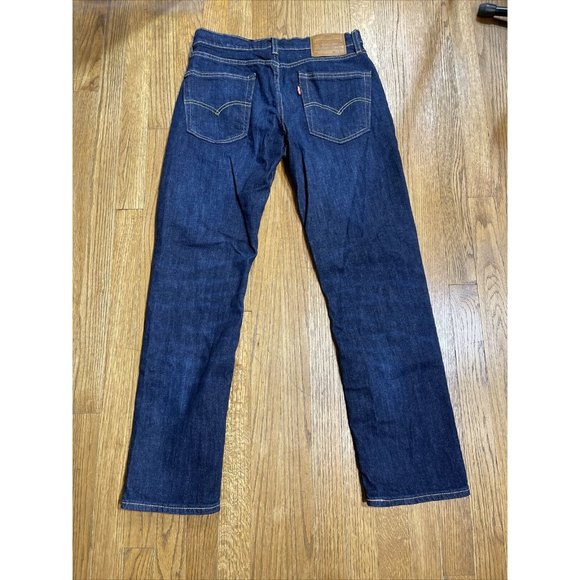 Levis Big E Lot 514 Mens Size 30x30 Dark Wash Denim Jeans - Picture 4 of 10